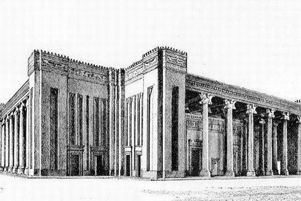 کاخ آپادانا در معماری پارسی
