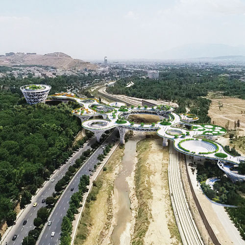 پروژه معماری پل زندگی شیراز برنده جایزه  2ACAA قاره آسیا